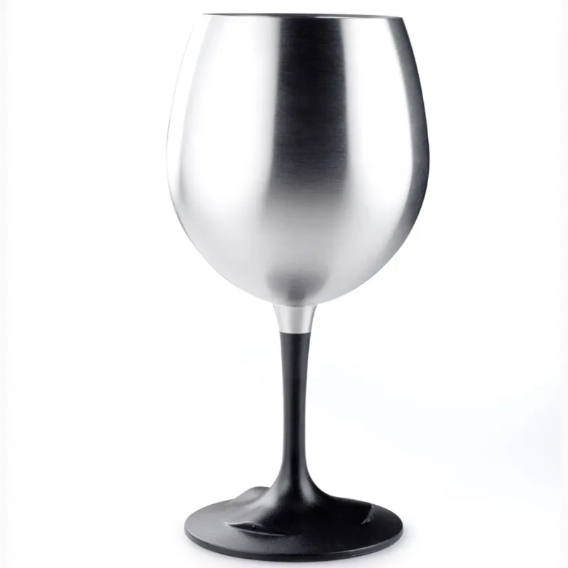 GSI Glacier Stainless Nesting RED Wine Glass