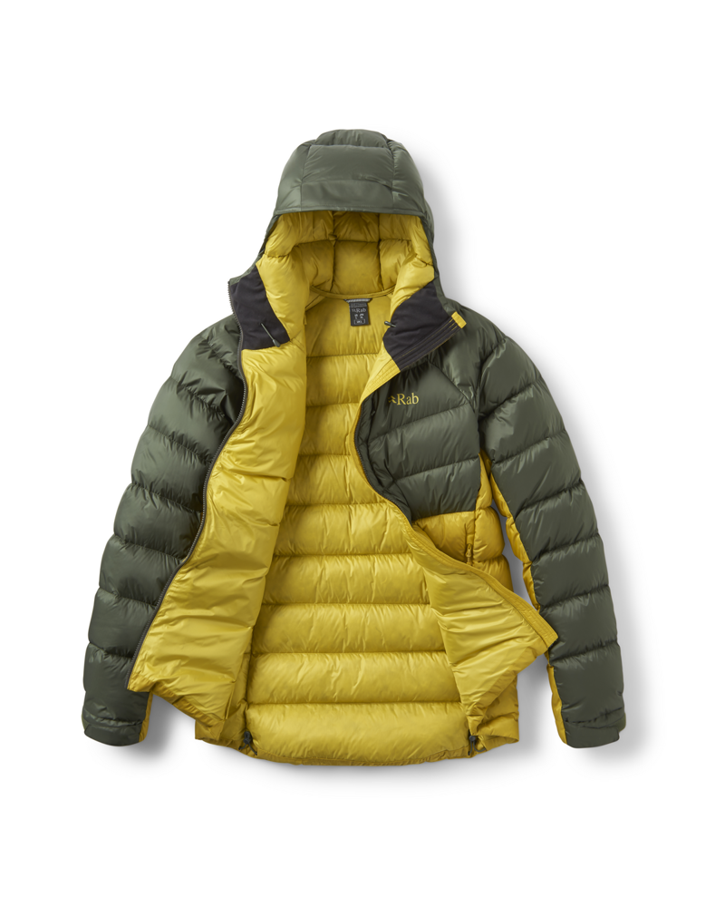 Rab Mens Glaceon Pro Down Jacket in Army Green-2