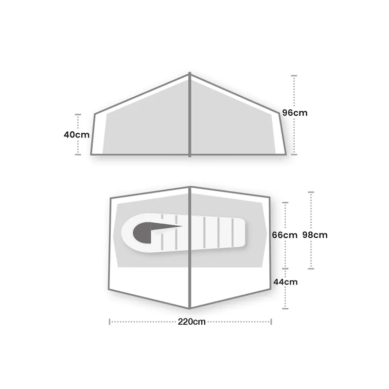 Wild Country Halny Elite 1 Backpacking Tent - 1.17 kg minimum weight-1
