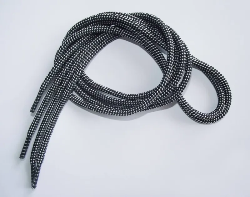 Ultimate Performance Laces 54 inches 137cm Black/Stone Hiking Bootlaces Strong Durable Polyester Accessory for Boots Shoes Shoelaces 54-inch