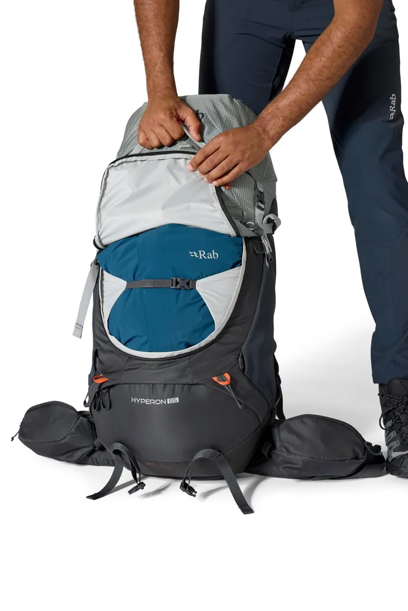 Rab Hyperon 65 Medium/Large Trekking Pack in Dark Pewter/Anthracite-8
