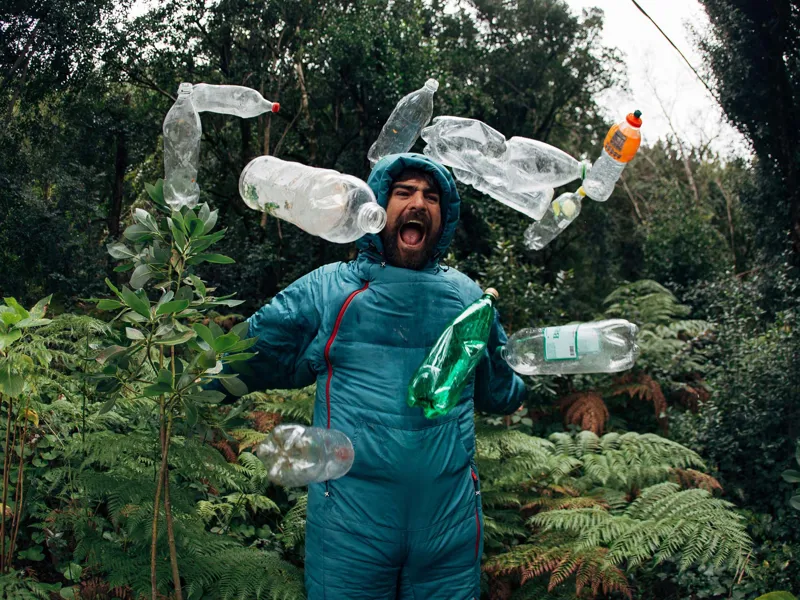 Selk Bag Original Recycled Sleeping Bag Suit - Burgundy Earth-10