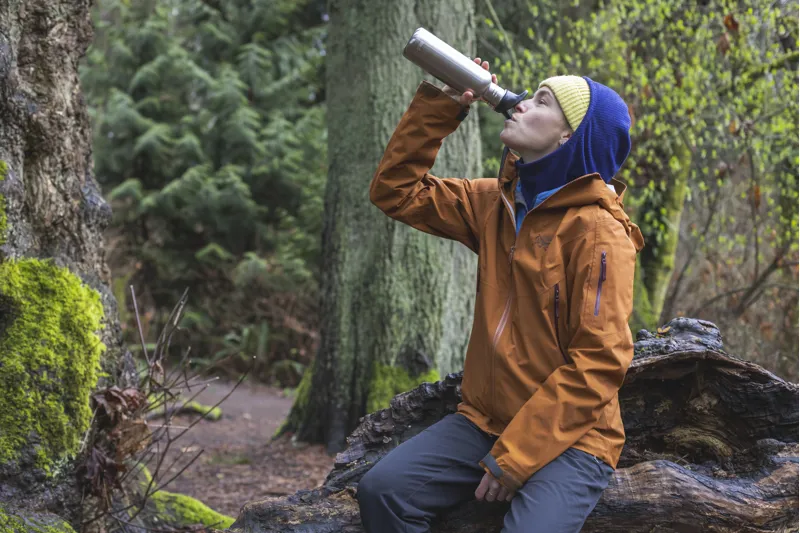 Klean Kanteen Classic Water Bottle with Flip Seal Sport Cap 532ml - Brushed Stainless Steel-4