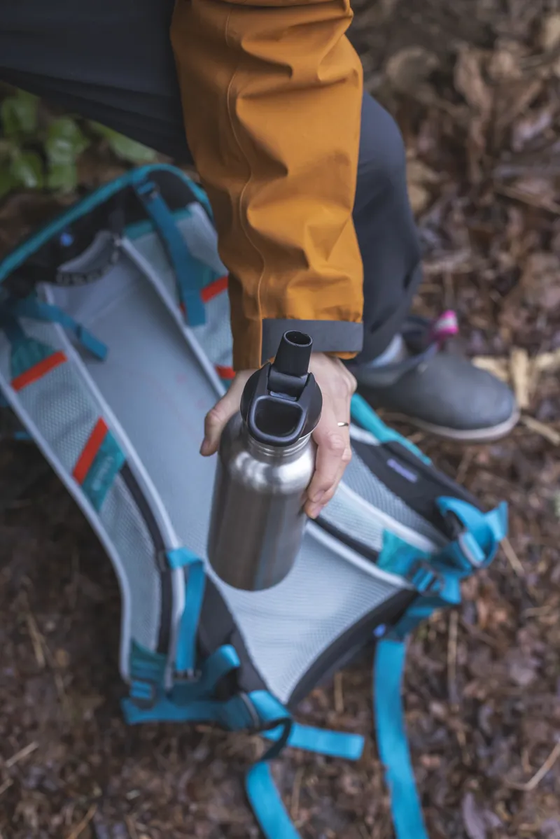 Klean Kanteen Classic Water Bottle with Flip Seal Sport Cap 800ml - Corsair Blue-2