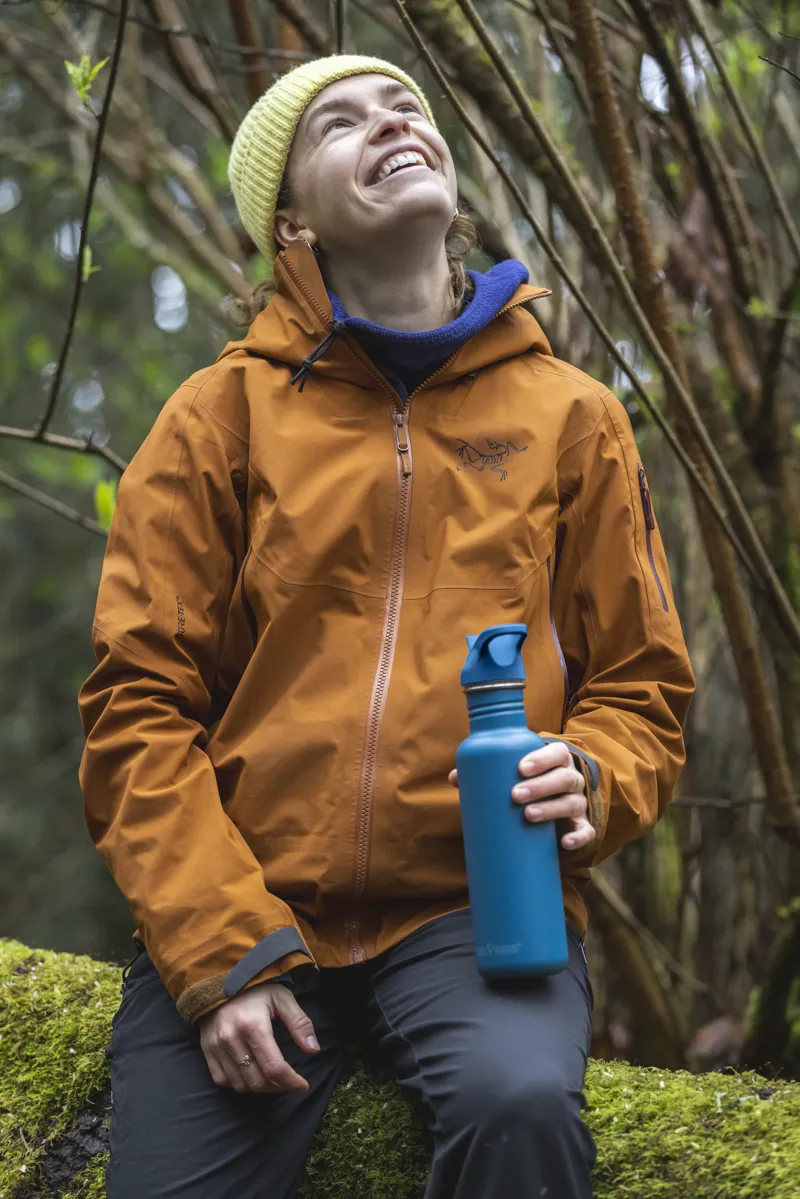 Klean Kanteen Classic Water Bottle with Flip Seal Sport Cap 532ml - Corsair Blue-6