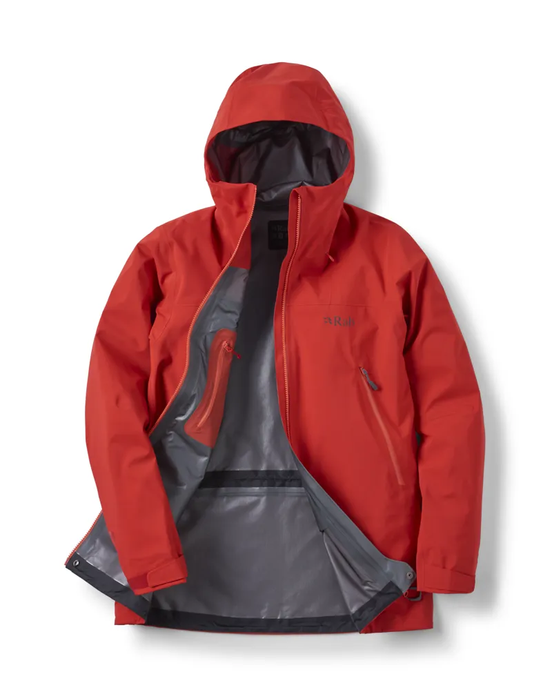 Rab Mens Kangri GTX Gore -Tex Waterproof Jacket - Dark Horizon Red-2