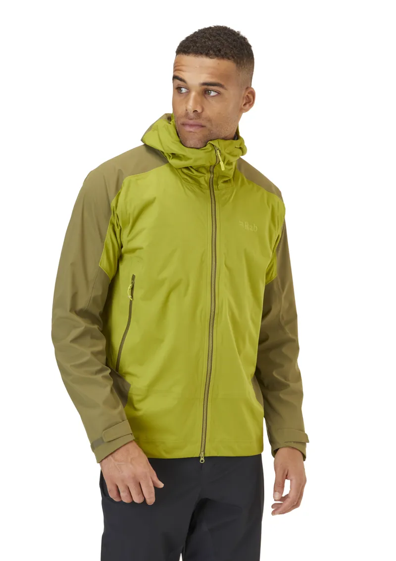 Rab Kinetic Alpine 2.0 Waterproof Mens Jacket in Aspen Green