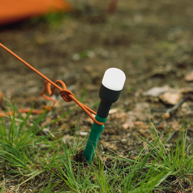 Luci Solar Site Lites - 6 Rechargeable Tent Peg and Hangable Lights-2