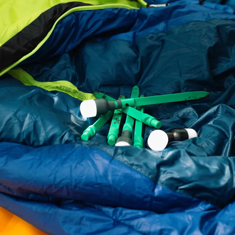 Luci Solar Site Lites - 6 Rechargeable Tent Peg and Hangable Lights-10