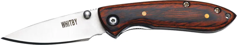 Whitby Pakkawood Folding and Locking Pocket Knife