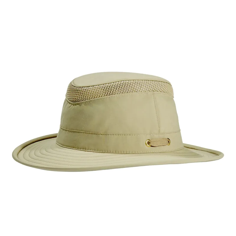 Tilley LTM5 Khaki Olive Airflo UPF 50+ Sun Hat with Mesh Ventilation and Wind Cords