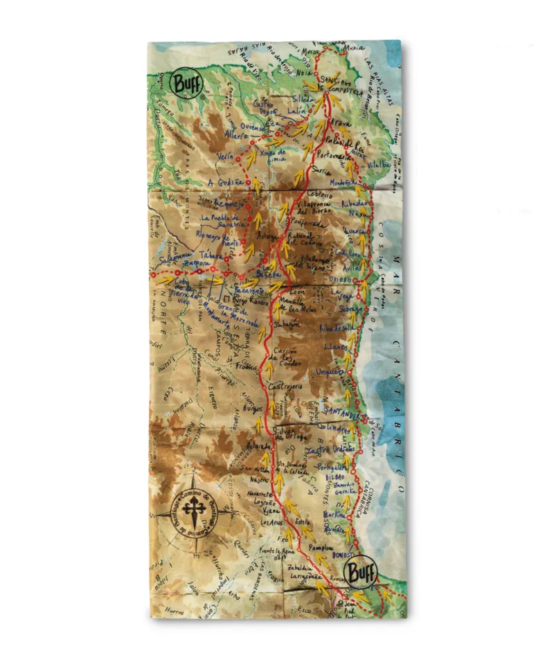 Buff Camino De Santiago Coolnet Uv Camino Geo Adult