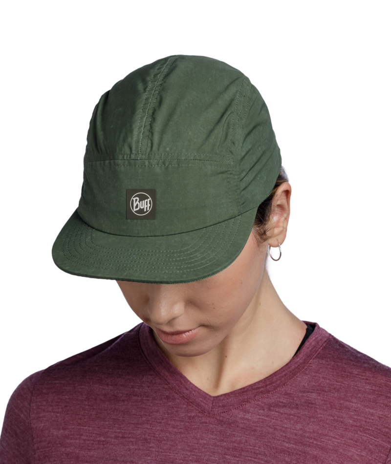 Buff 5 Panel Explore Cap Slen Adult Military Green-3