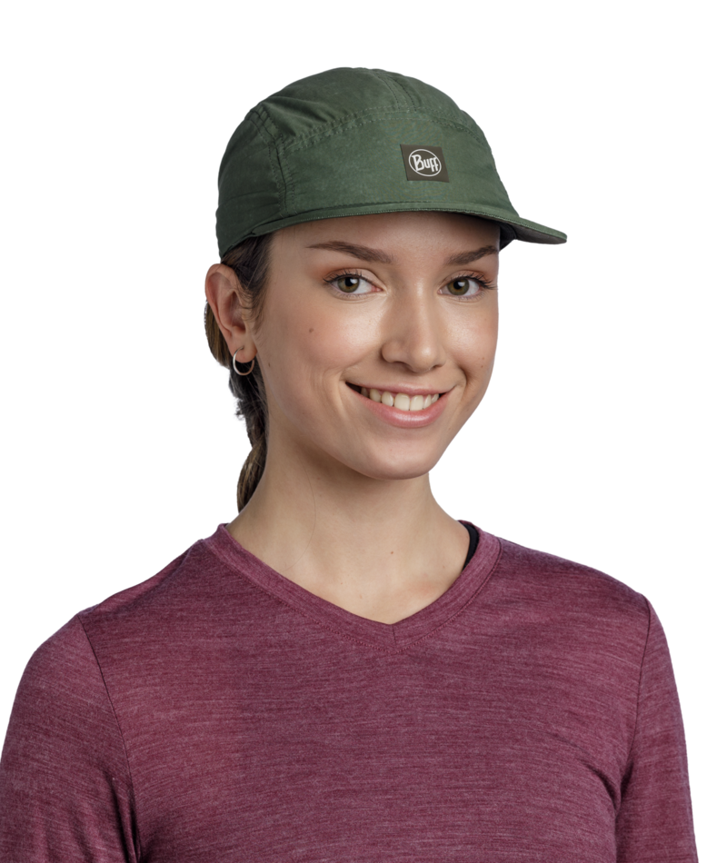 Buff 5 Panel Explore Cap Slen Adult Military Green-2
