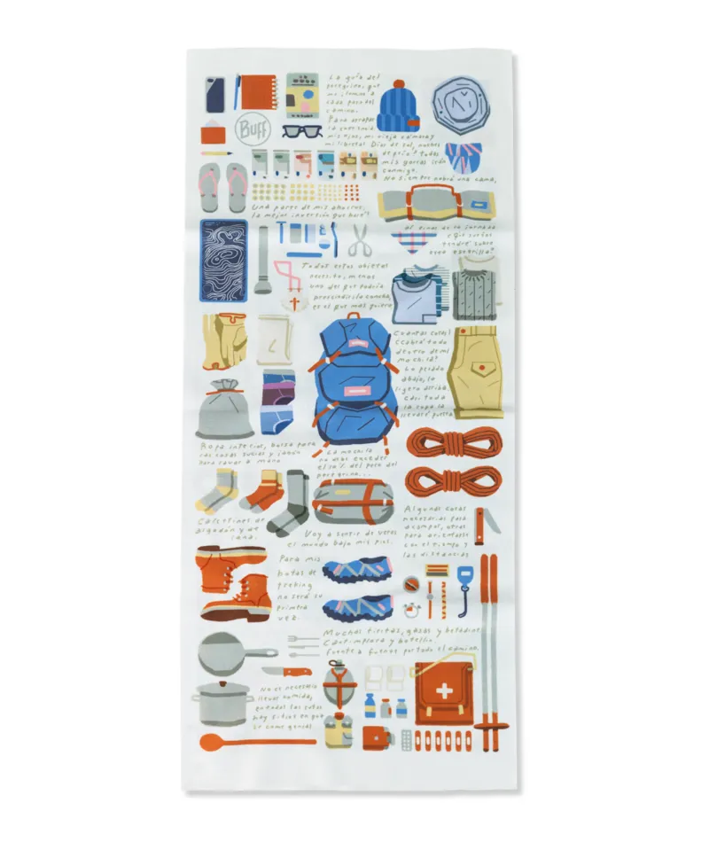 Buff Camino De Santiago Coolnet Uv Camino Guia Peregrino Adult