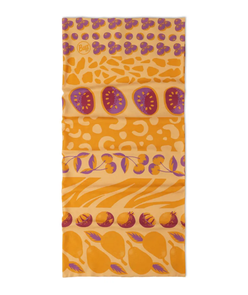 Buff Unisex CoolNet UV Neckwear - Sane Orange Adult - UPF 50+ Recycled Polyester One Size Hiking Running Fishing - Made in Spain