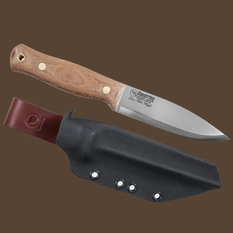 Casstrom Lars Falt Knife - Canvas Micarta - Kydex Sheath-3