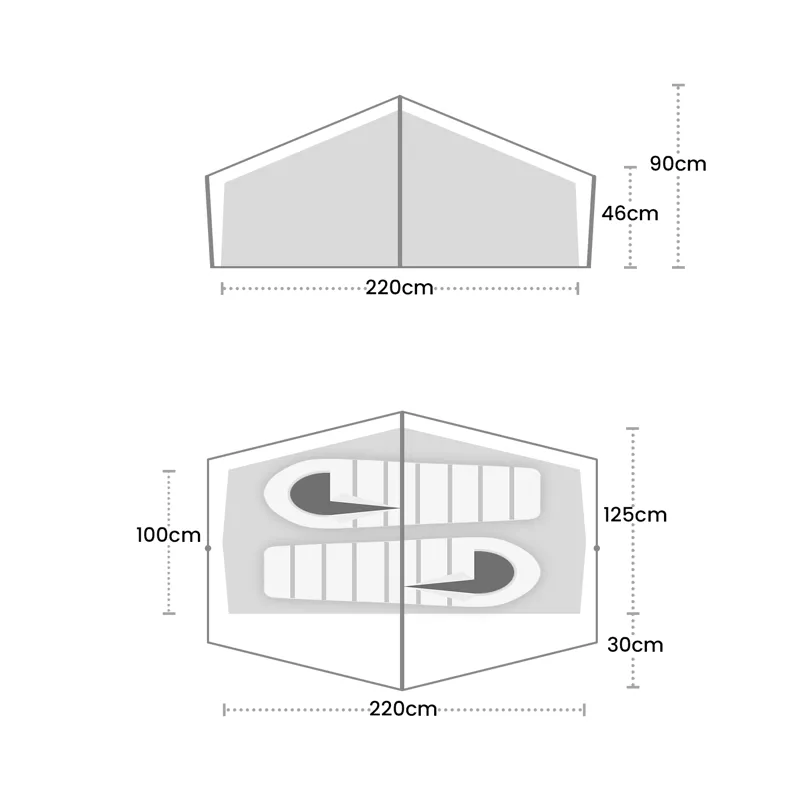 Terra Nova Laser Lite 2 Backpacking Tent - 1.1kg-7