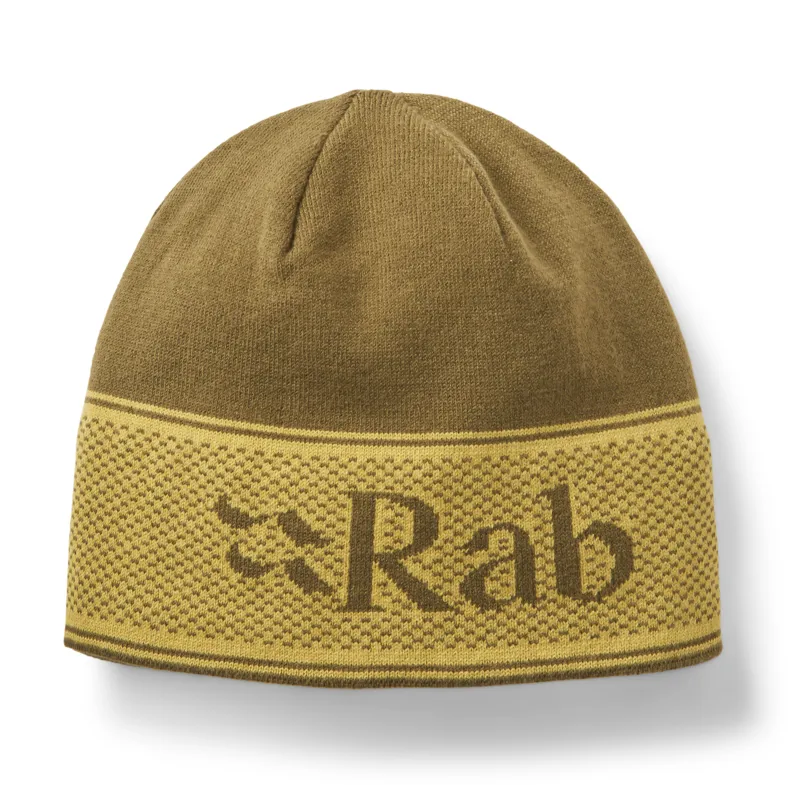 Rab Logo Band Beanie Oak/Dark Pollen One Size