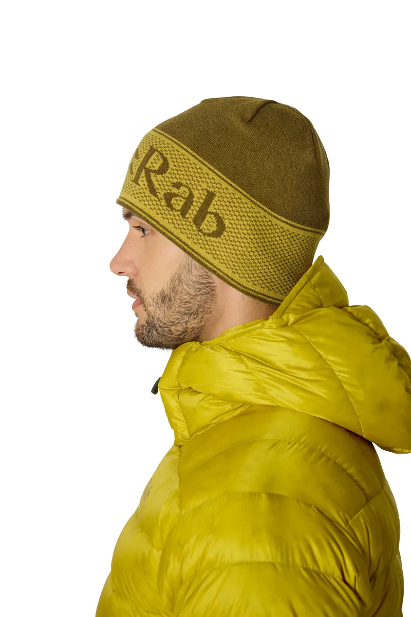 Rab Logo Band Beanie Oak/Dark Pollen One Size-2