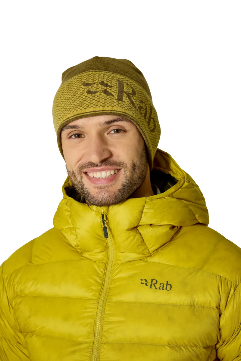 Rab Logo Band Beanie Oak/Dark Pollen One Size-1