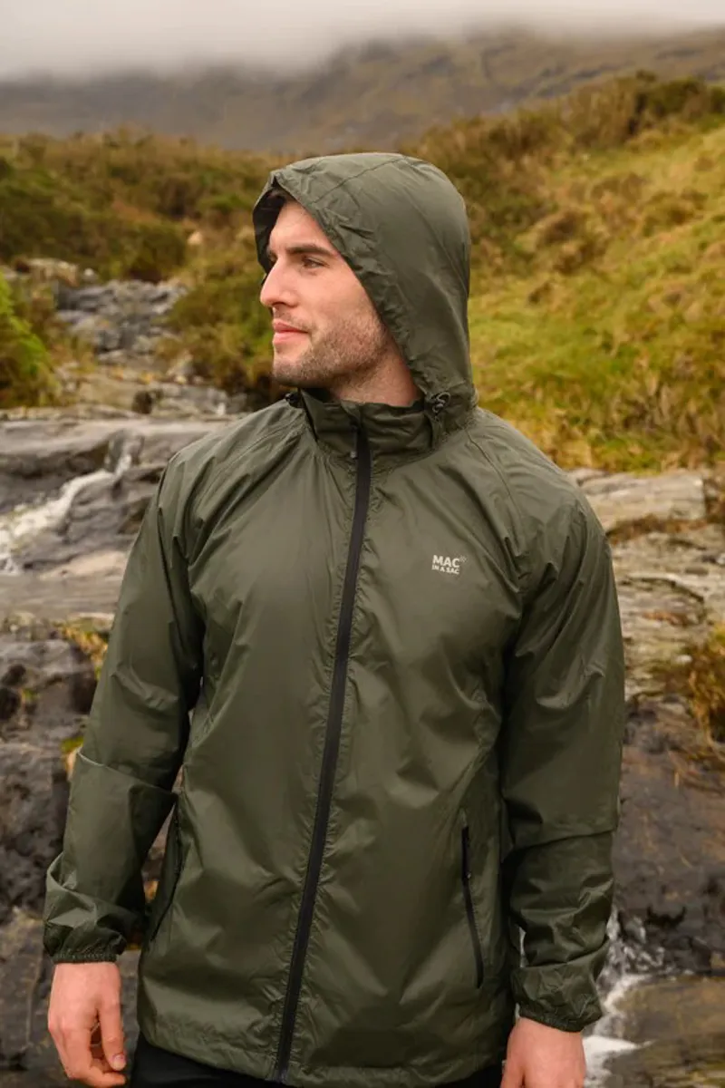 Mac In A Sac Unisex Origin 2 Waterproof Jacket - Khaki Green-2