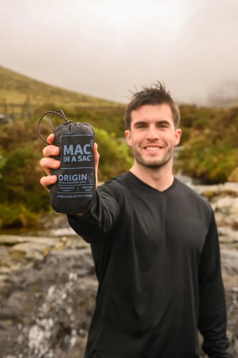 Mac In A Sac Unisex Origin 2 Waterproof Jacket - Navy Blue-1