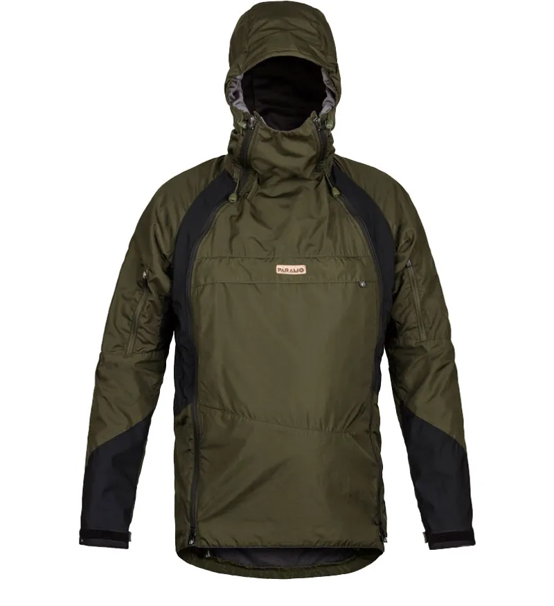 Paramo Mens Velez Evolution Waterproof Hybrid Smock Jacket Moss / Black -2