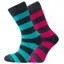 Horizon Heritage Socks 2 pack 4 - 7 Hoop - Charcoal Teal Cerise
