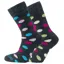 Horizon Heritage Socks 2 pack 4 - 7 Spots - Charcoal pink apple