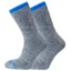 Horizon Heritage Socks 2 pack 8 -12 Plain - Grey / Royal