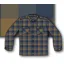 Paramo Men's Katla Long Sleeved Shirt - Indigo Gingham Check