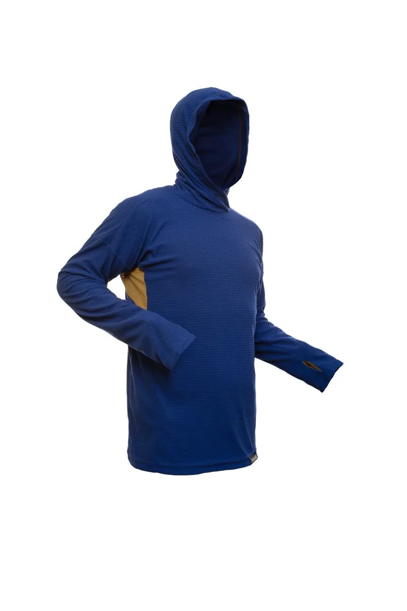 Paramo Mens Velez Grid - Cobalt Blue and Gold-1