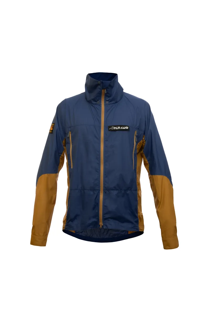 Paramo Mens Velez Windproof Jacket - Midnight Blue/Cumin-1