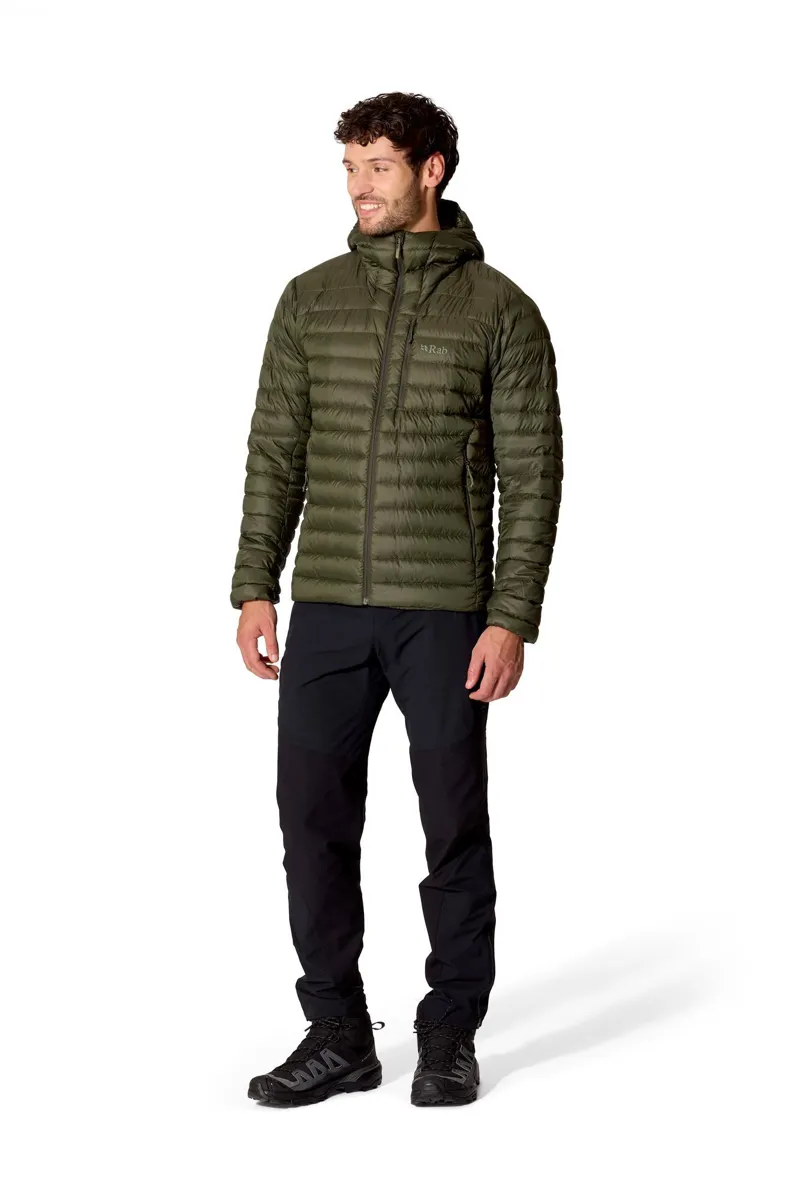 Rab Mens Microlight Alpine Hoody Down Jacket - Army Green - AW26 Updated-2