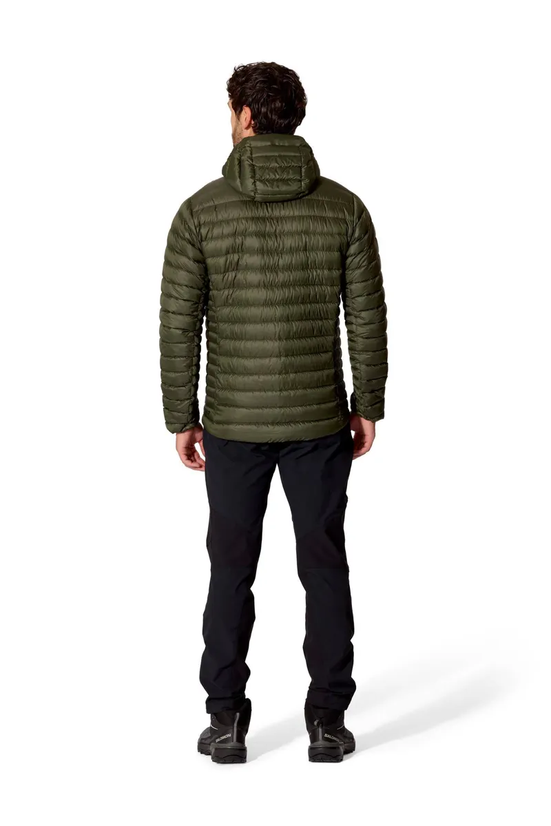 Rab Mens Microlight Alpine Hoody Down Jacket - Army Green - AW26 Updated-4