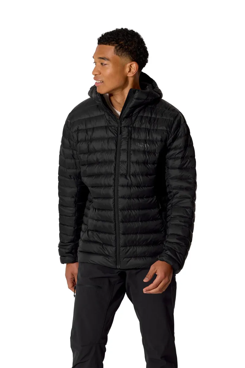 Rab Mens Microlight Alpine Down Hoody Jacket - Black - AW26 Update