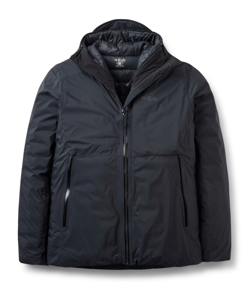 Rab Mens Microlight Shield Waterproof  Jacket - Black-2