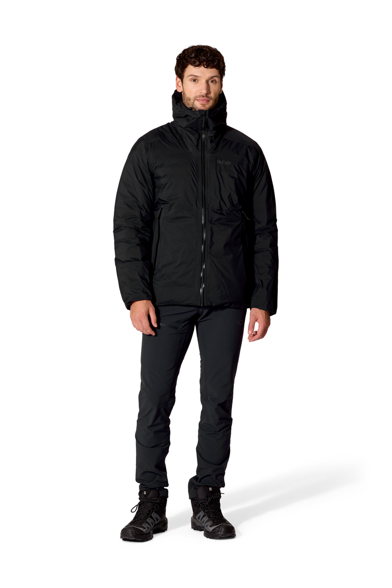 Rab Mens Microlight Shield Waterproof  Jacket - Black-4
