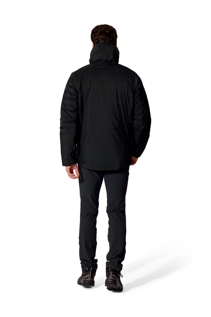 Rab Mens Microlight Shield Waterproof  Jacket - Black-1