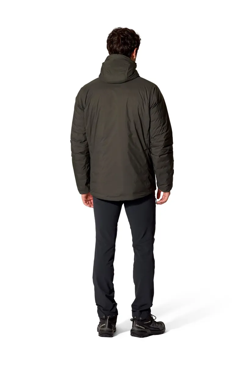 Rab Mens Microlight Shield Waterproof Down Jacket - Dark Army Green - New AW26-5