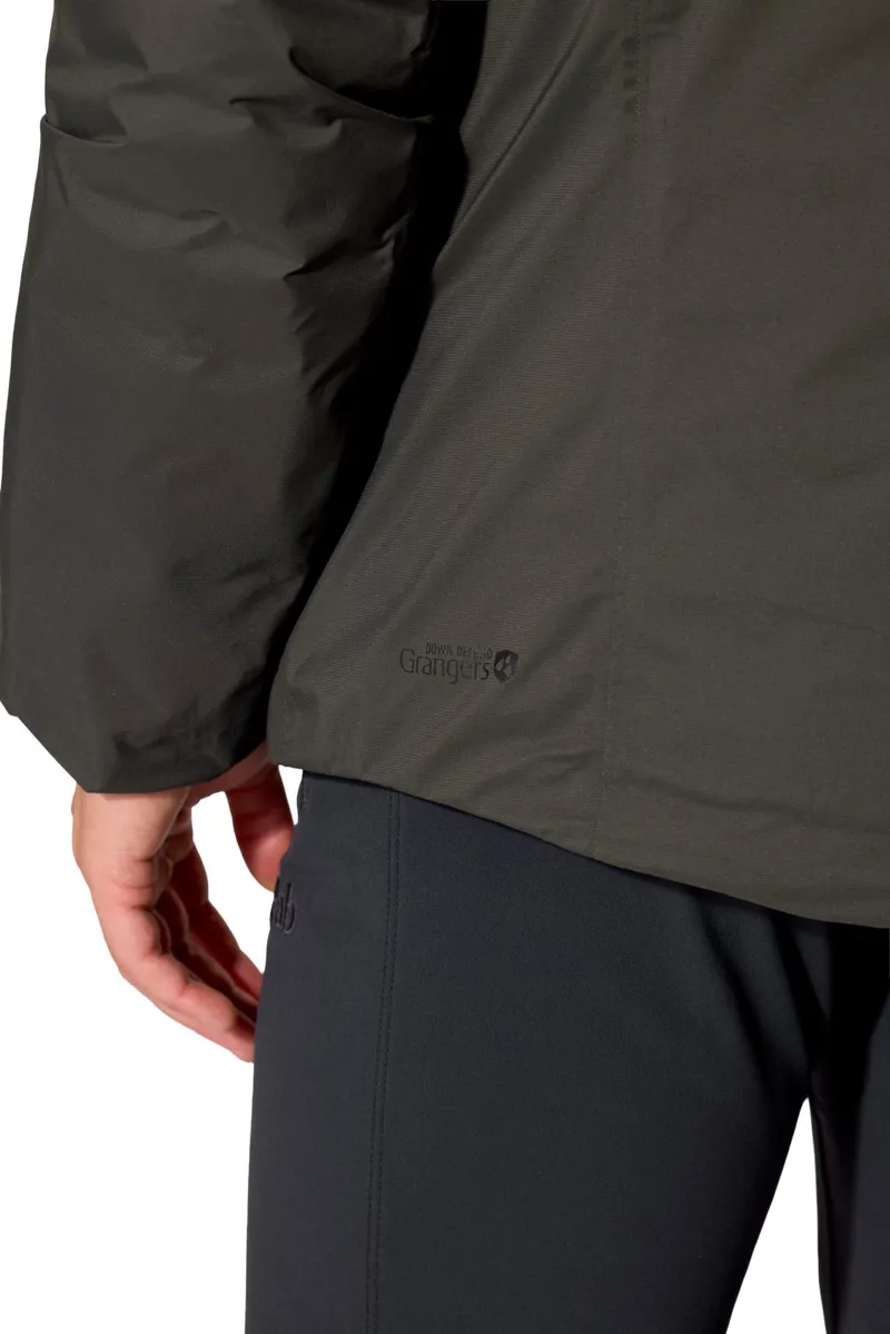 Rab Mens Microlight Shield Waterproof Down Jacket - Dark Army Green - New AW26-11