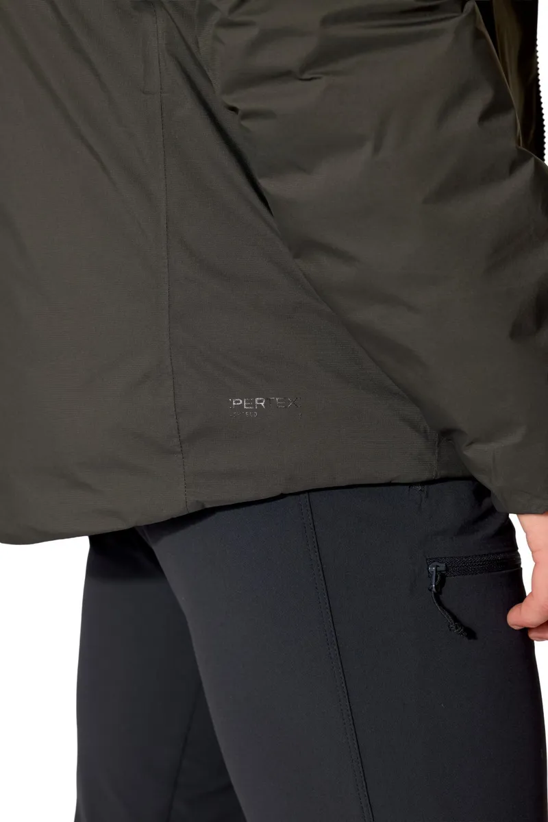 Rab Mens Microlight Shield Waterproof Down Jacket - Dark Army Green - New AW26-12