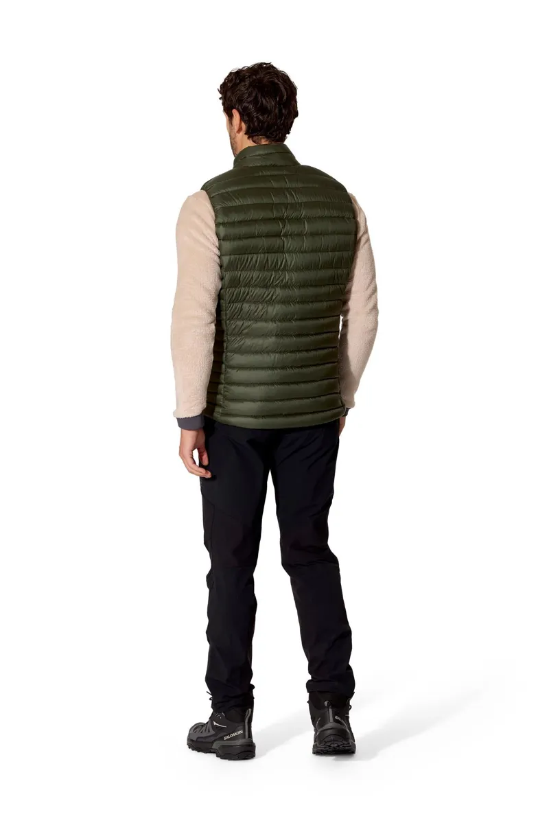 Rab Mens Microlight Down Vest - Army Green - New AW26-1