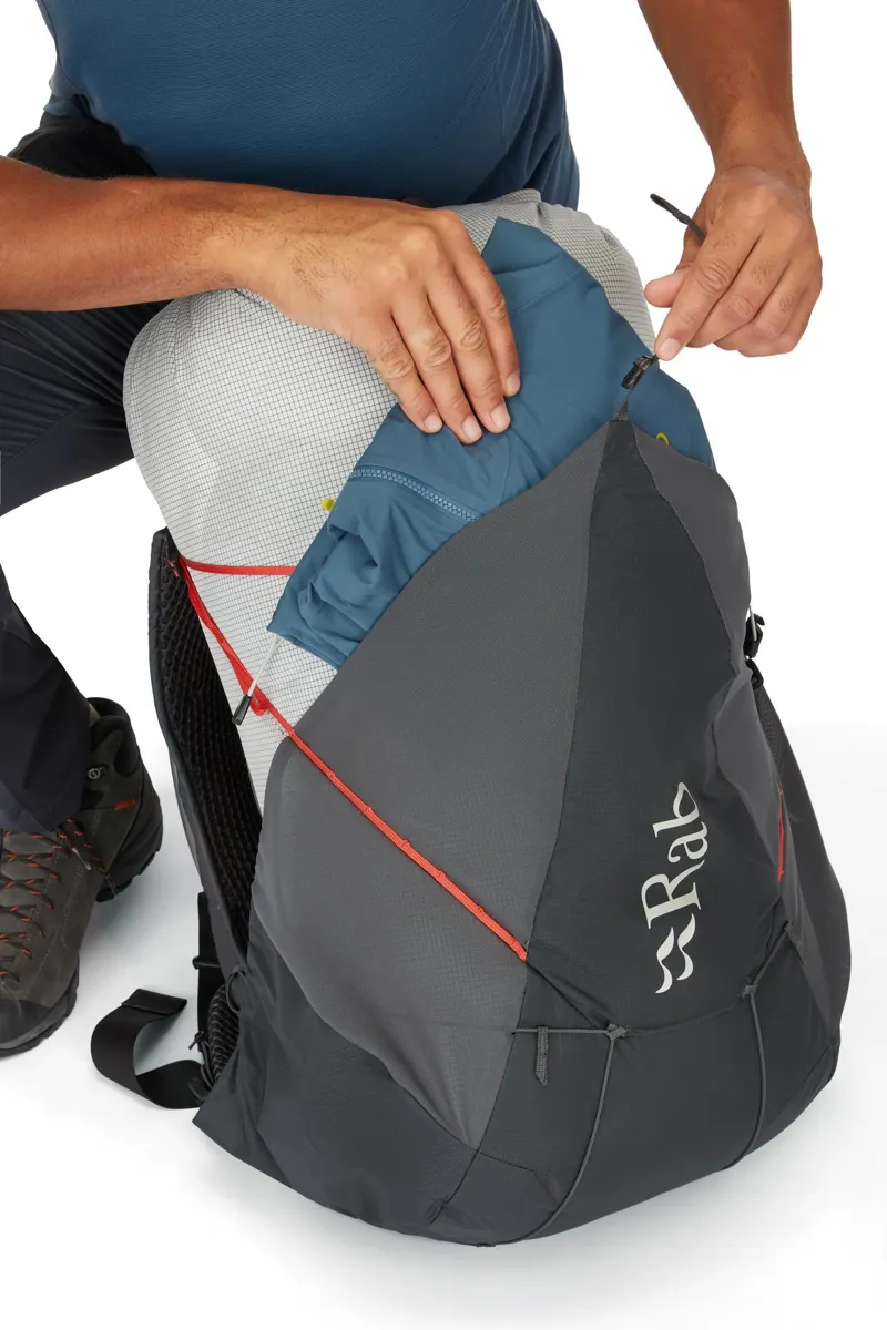 Rab Muon 40L Medium Hiking Pack in Pewter/Graphene-1