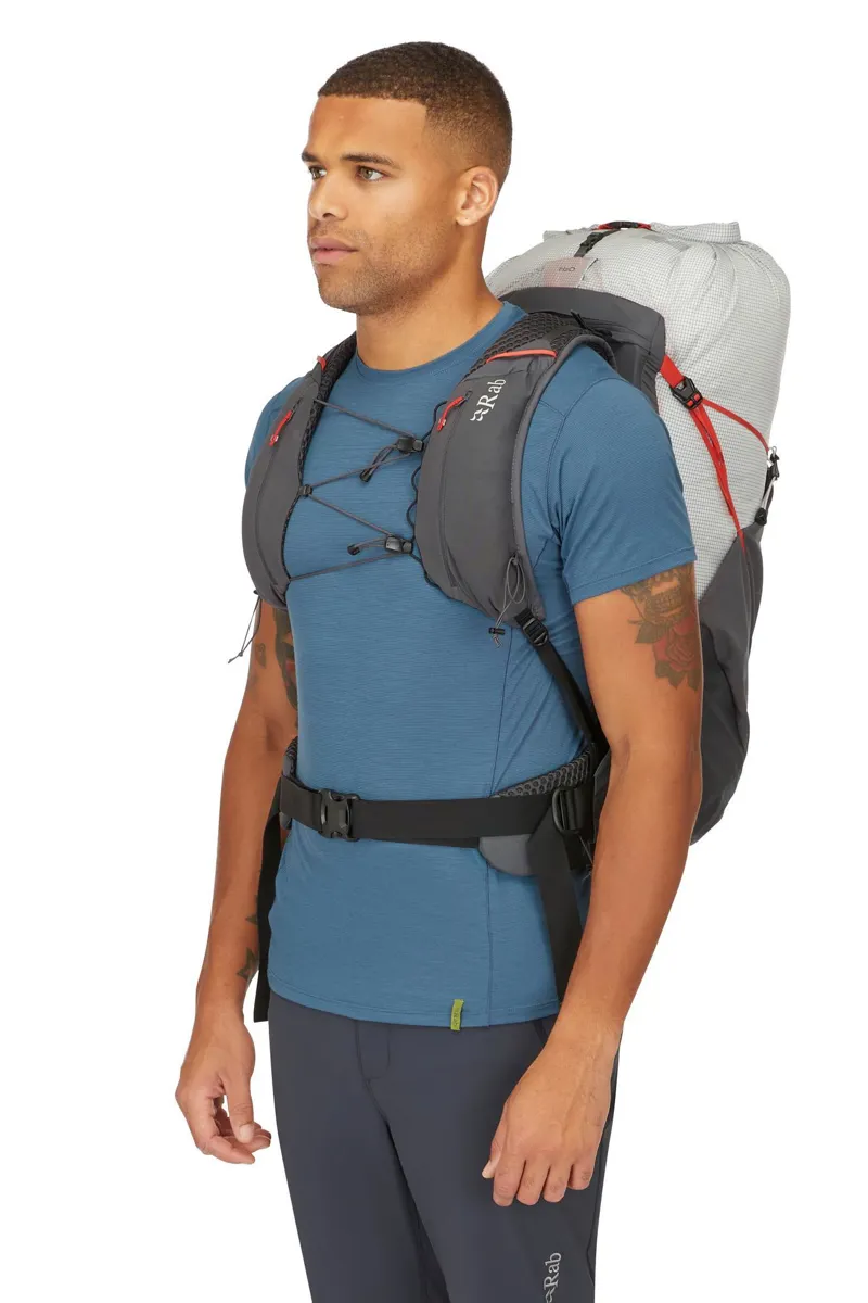 Rab Muon 40L Medium Hiking Pack in Pewter/Graphene-6