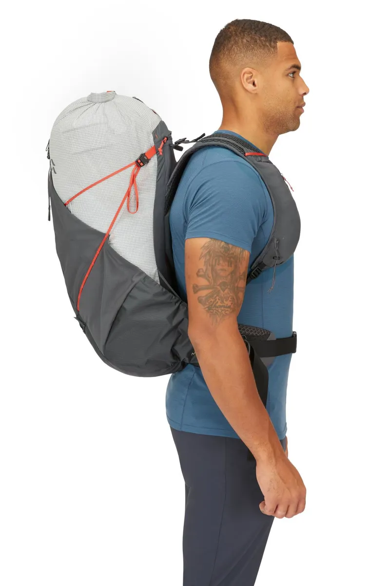 Rab Muon 40L Medium Hiking Pack in Pewter/Graphene-7
