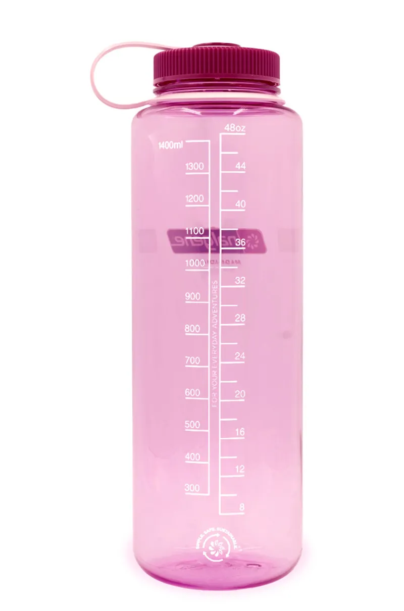 Nalgene Tritan Sustain 1.5 litre Wide Mouth Bottle - Cosmo Pink-1