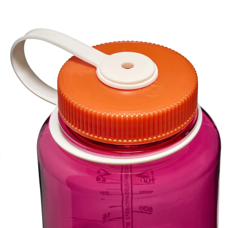 Nalgene Tritan Renew 1 litre Wide Mouth - Fuchsia Purple - Flame Cap-2