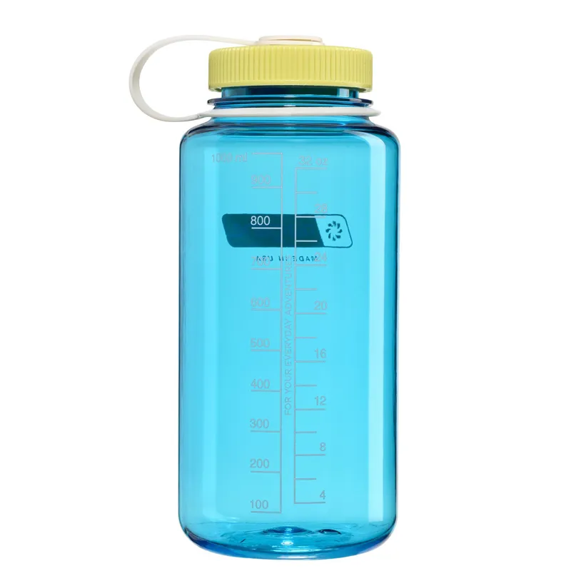 Nalgene Tritan Renew 1 litre Wide Mouth - Blue Atoll - Endive Cap-1